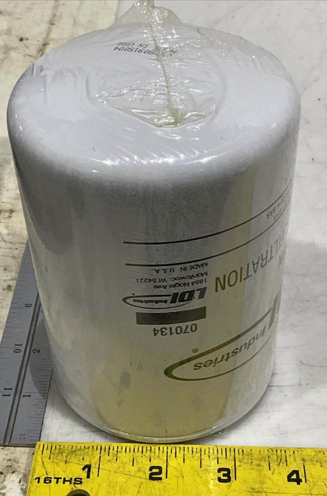 LDI INDUSTRIES V70134 NOMINAL FILTRATION FILTER U3S