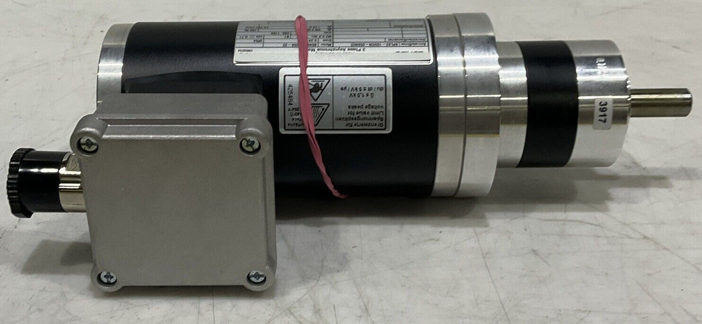 LENZE SPL62-1GVCR-056N22 3 PHASE ASYNCHRONUS SERVO GEAR MOTOR U3S