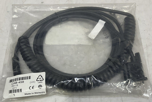 DATALOGIC CAB-459 REV B SERIAL CABLE POWER COIL U3S