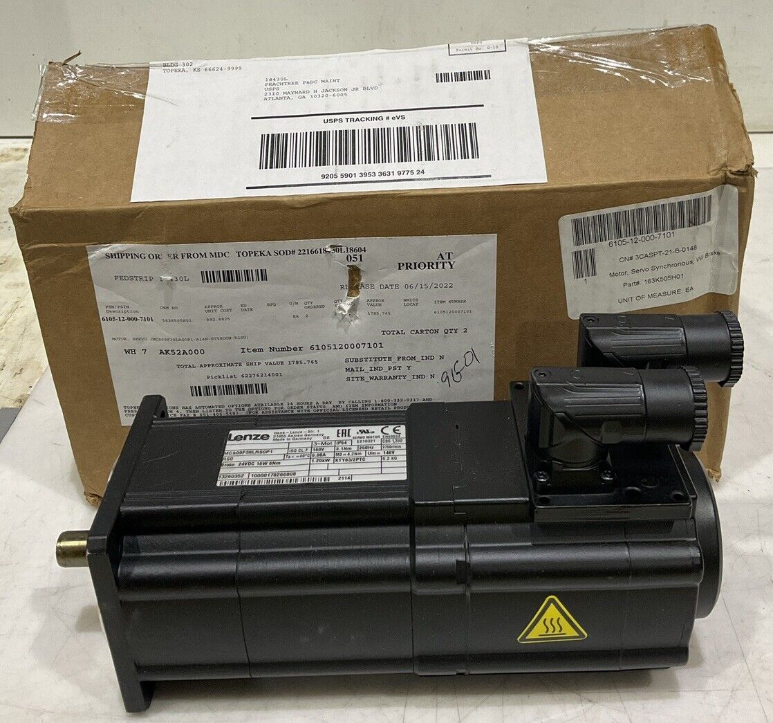 LENZE MCS09F38LRS0P1 SERVO MOTOR U3S