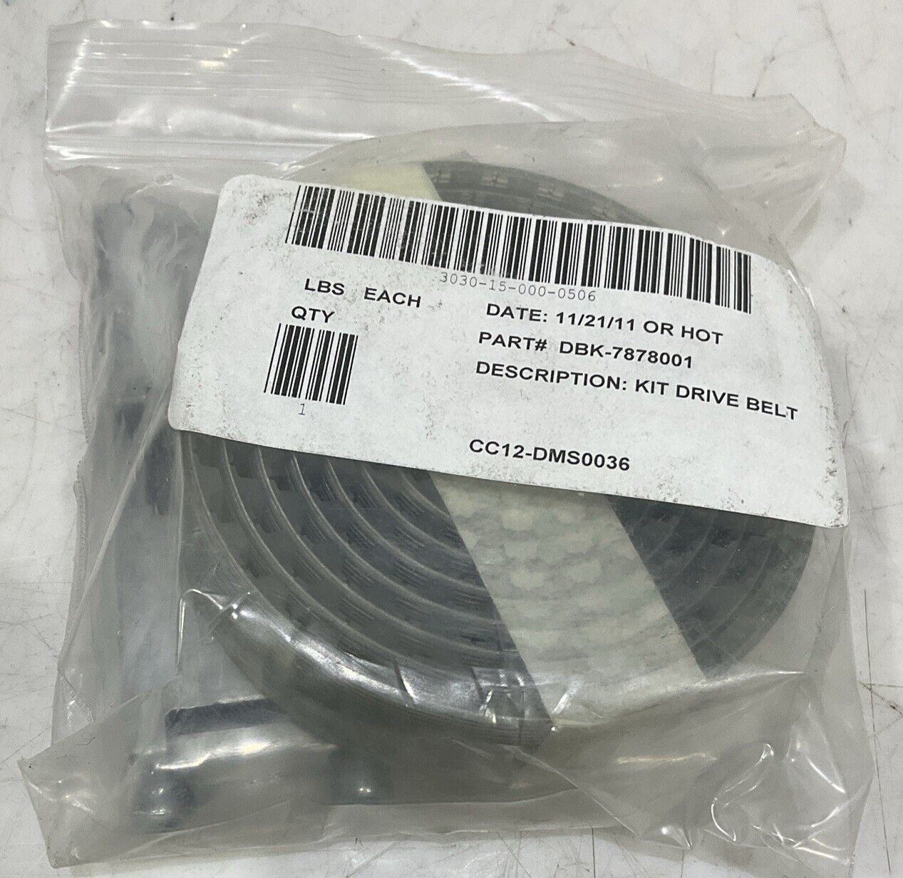 MACRON DBK-7878001 REPLACEMENT BELT KIT U3S