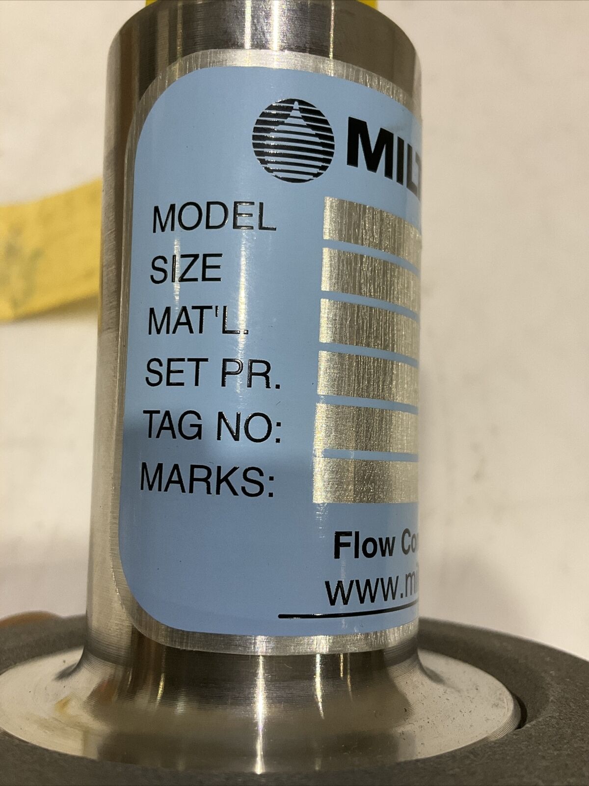 MILTON ROY VB0831 GVB125 BACK PRESSURE VALVE 10-150 PSI 373
