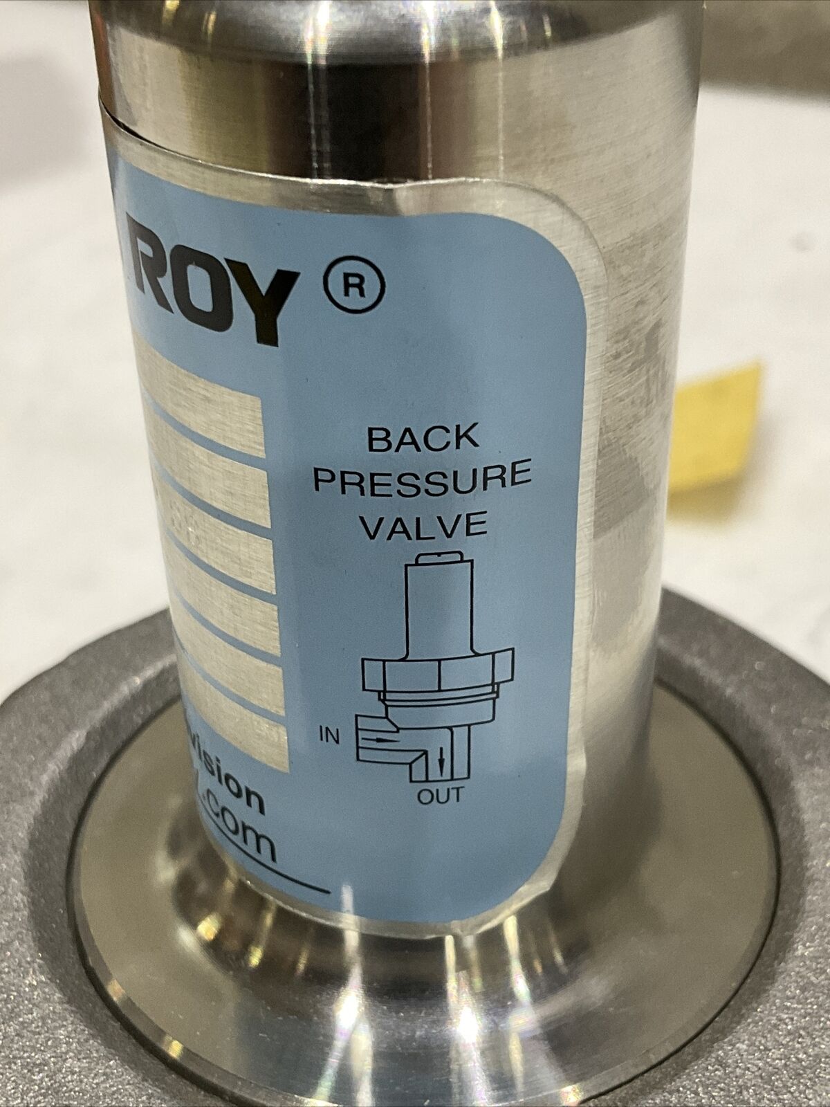 MILTON ROY VB0831 GVB125 BACK PRESSURE VALVE 10-150 PSI 373
