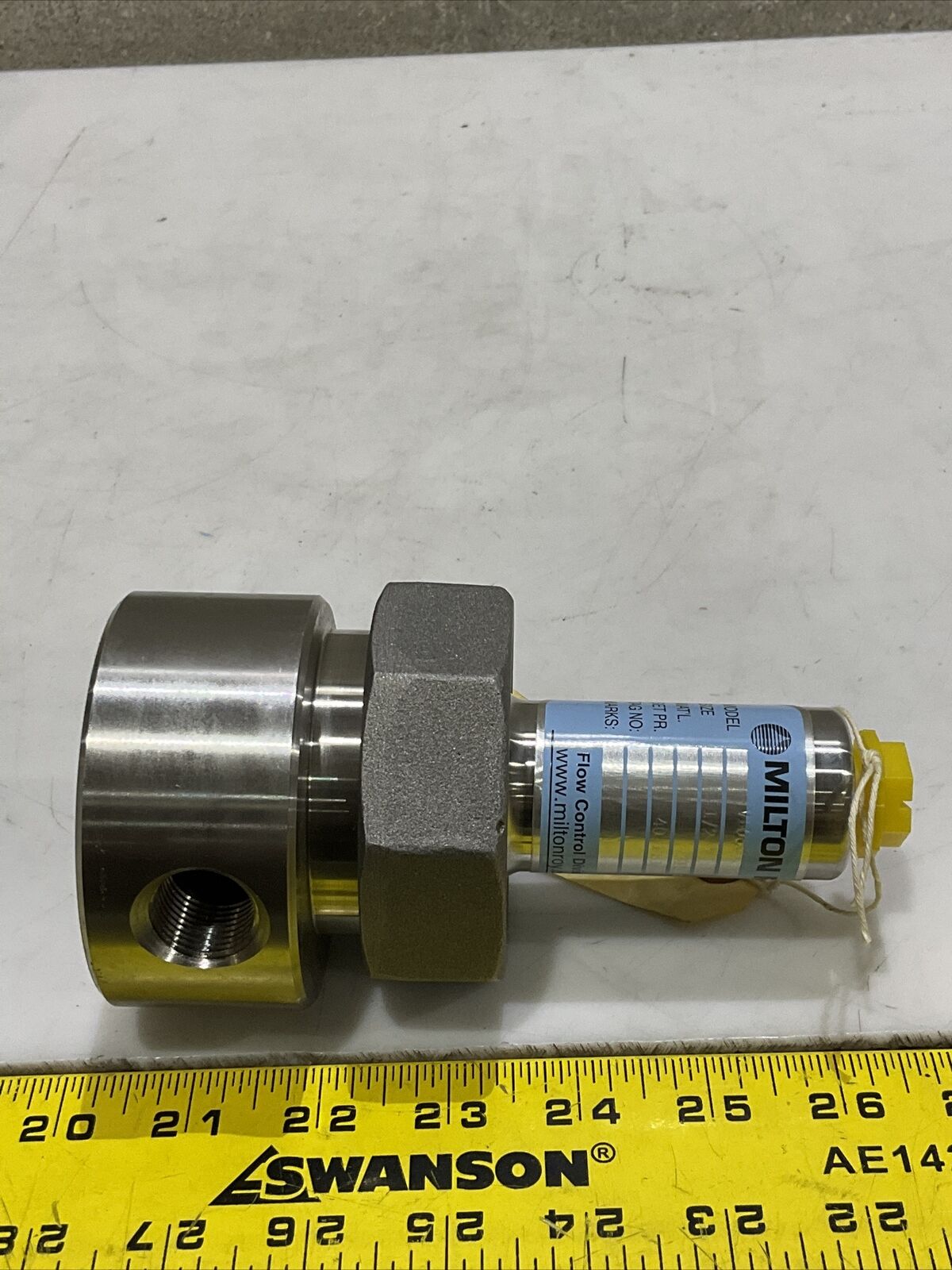 MILTON ROY VB0831 GVB125 BACK PRESSURE VALVE 10-150 PSI 373