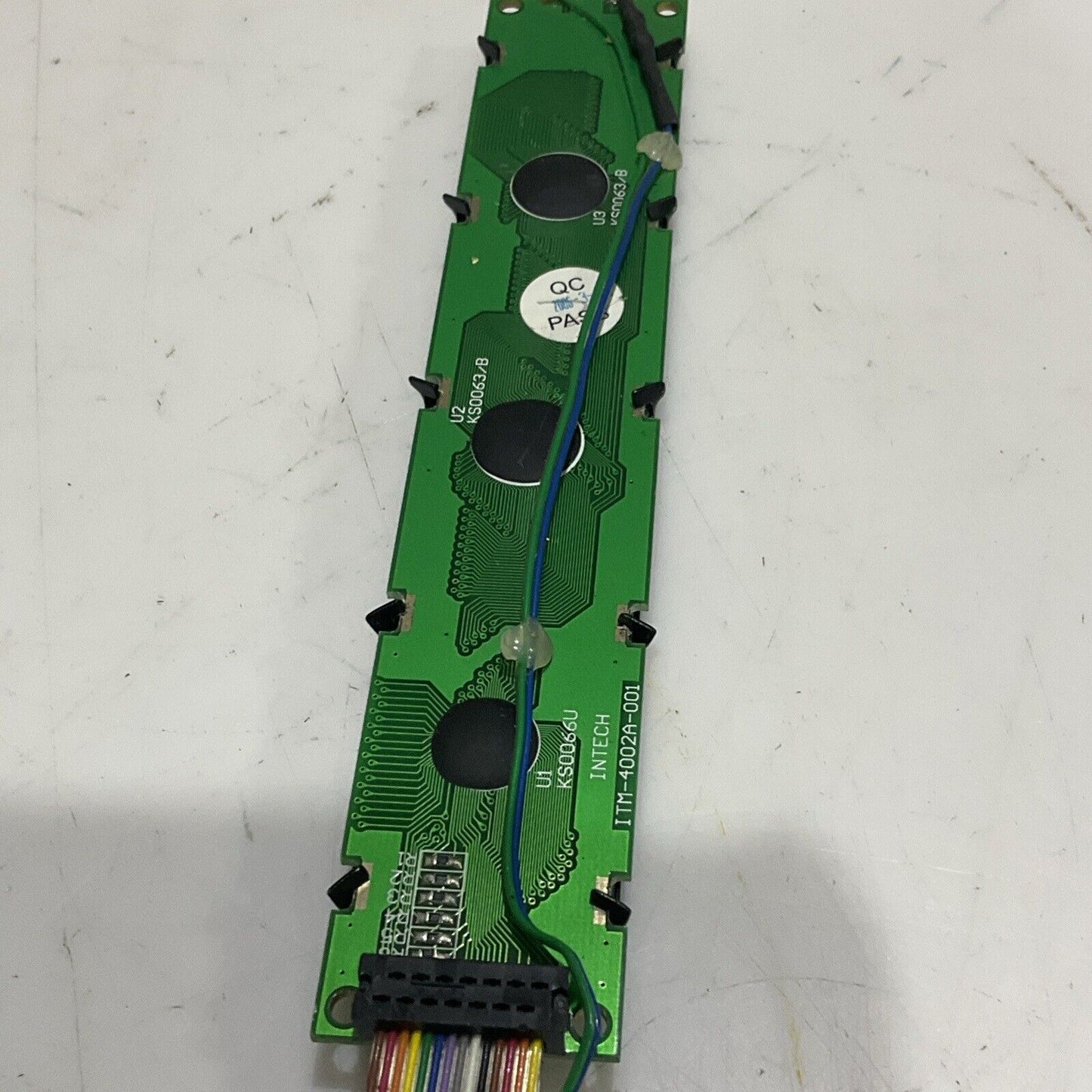 INTECH KS0066U ITM-4002A-001 DIGITAL DISPLAY W/ RIBBON CABLE U4M