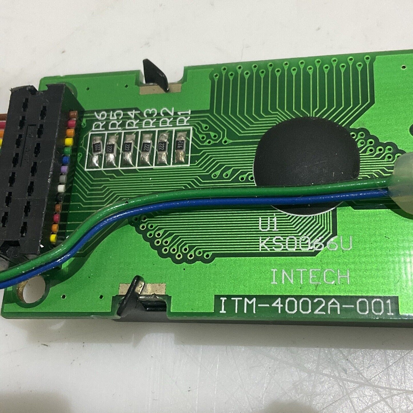 INTECH KS0066U ITM-4002A-001 DIGITAL DISPLAY W/ RIBBON CABLE U4M