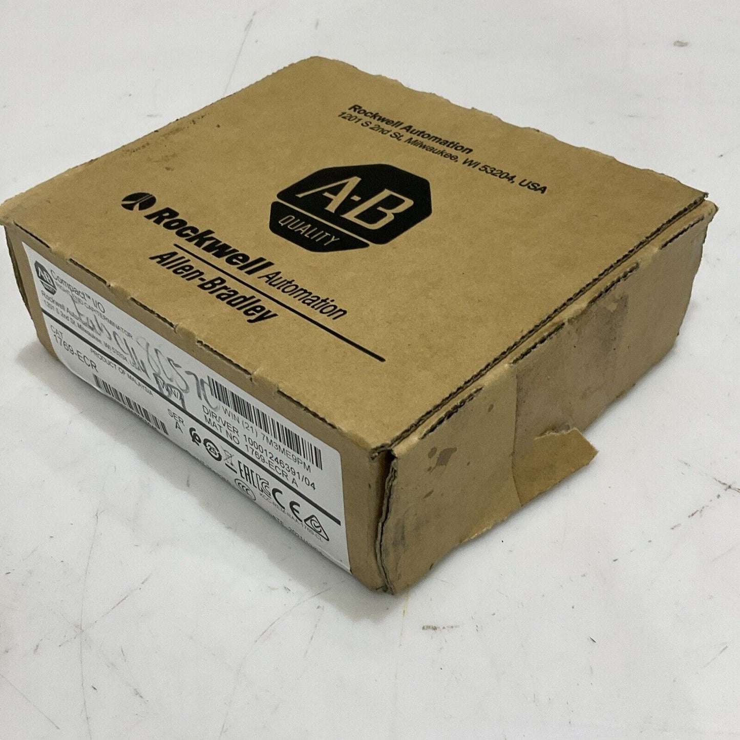 AB ALLEN BRADLEY 1769-ECR RIGHT END CAP TERMINATOR U4M