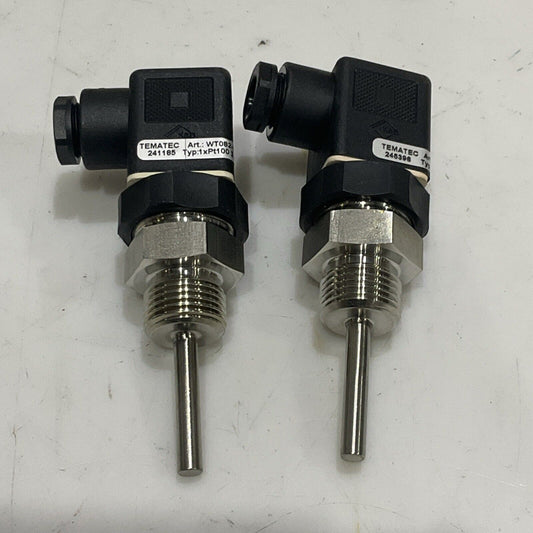 TEMATIC WT082-1071 16121753 THERMOCOUPLE PT100 COMPRSED AIR FREEZER LOT OF 2U4M