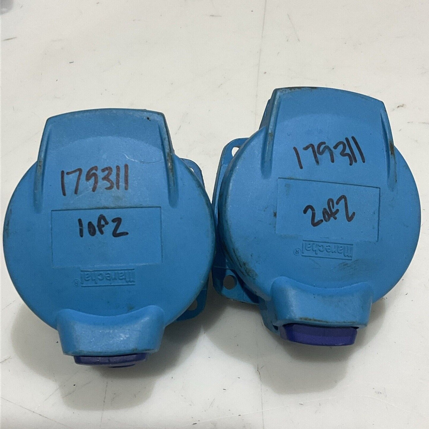 MARECHAL 01-M4081 RECEPTACLR CONNECTOR PN12, 5A INLET PLUG LOT OF 4 U4M