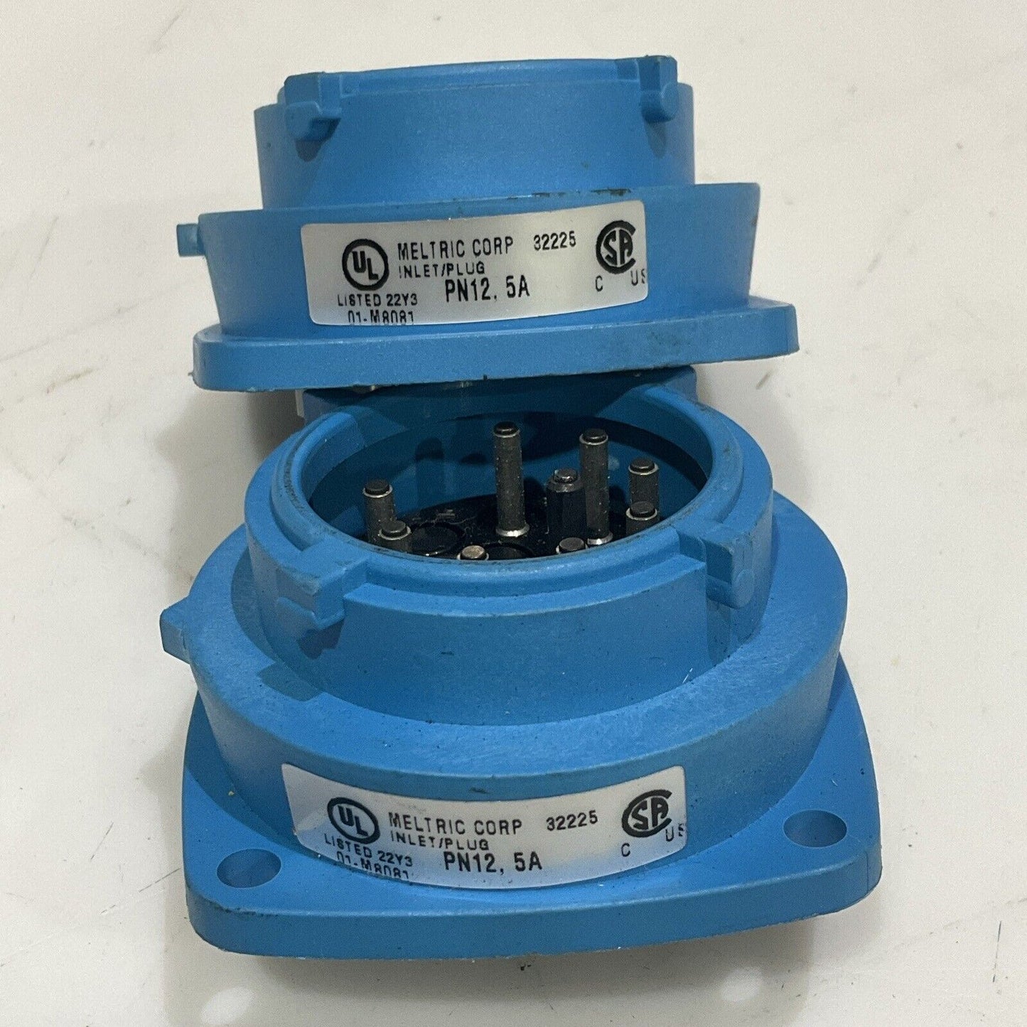 MARECHAL 01-M4081 RECEPTACLR CONNECTOR PN12, 5A INLET PLUG LOT OF 4 U4M