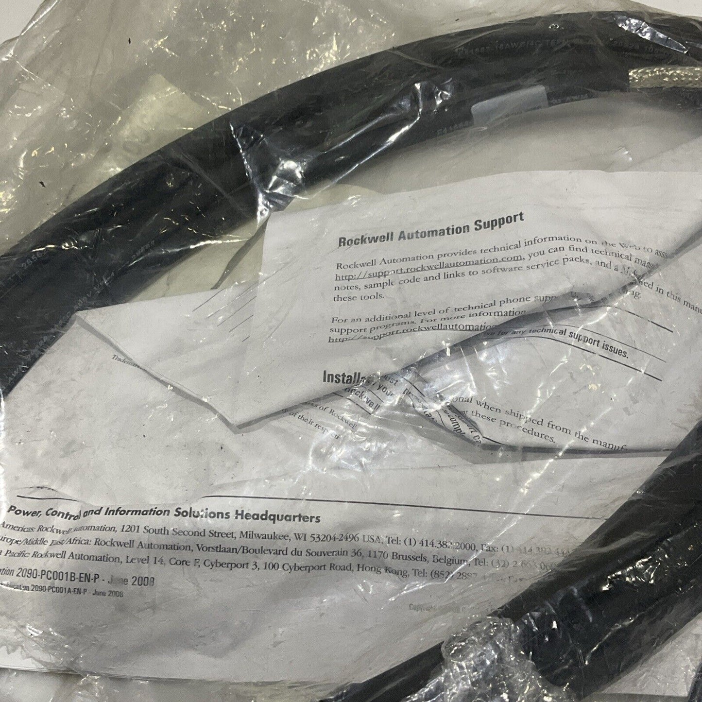AB ALLEN BRADLEY 2090-CPWM6DF-16AA04 NON-FLEX CABLE 16 GA U4M