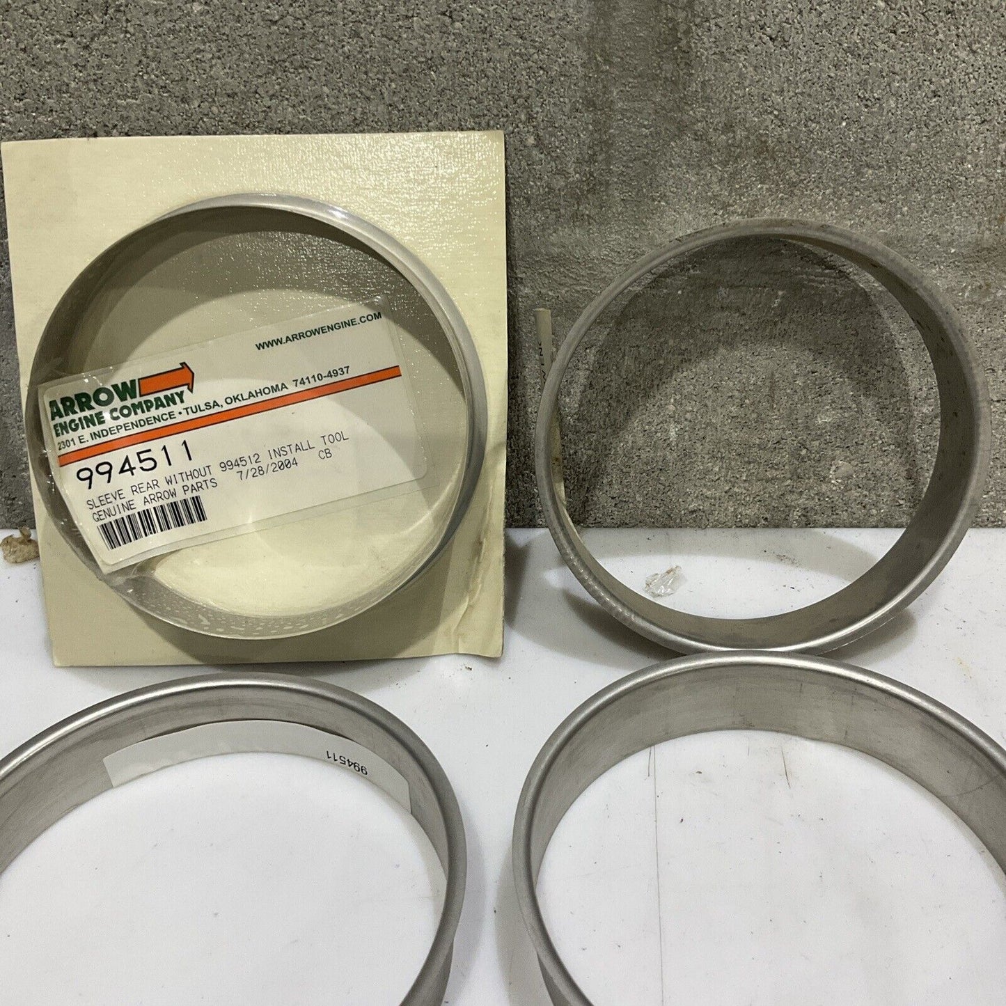 ARROW ENGINE CO. 994511 REAR WEAR SLEEVE 330 LOT OF 5 U4M