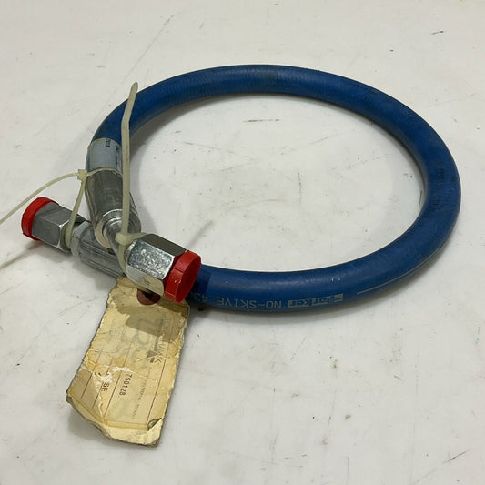 PARKER NO-SKIVE 03-7393 750128 HUDRAULIC HOSE 436-8 WP 3500 PSI U4M