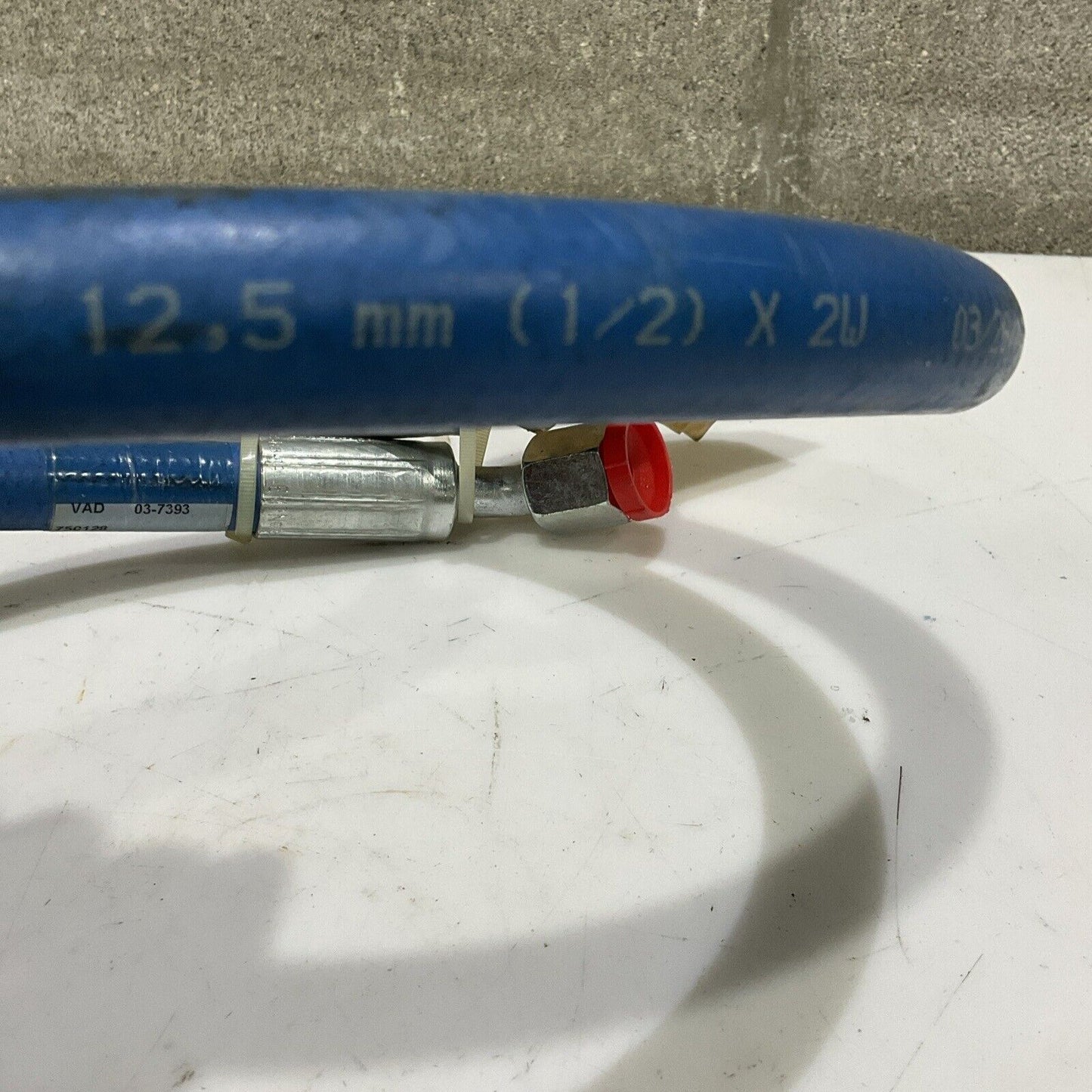 PARKER NO-SKIVE 03-7393 750128 HUDRAULIC HOSE 436-8 WP 3500 PSI U4M