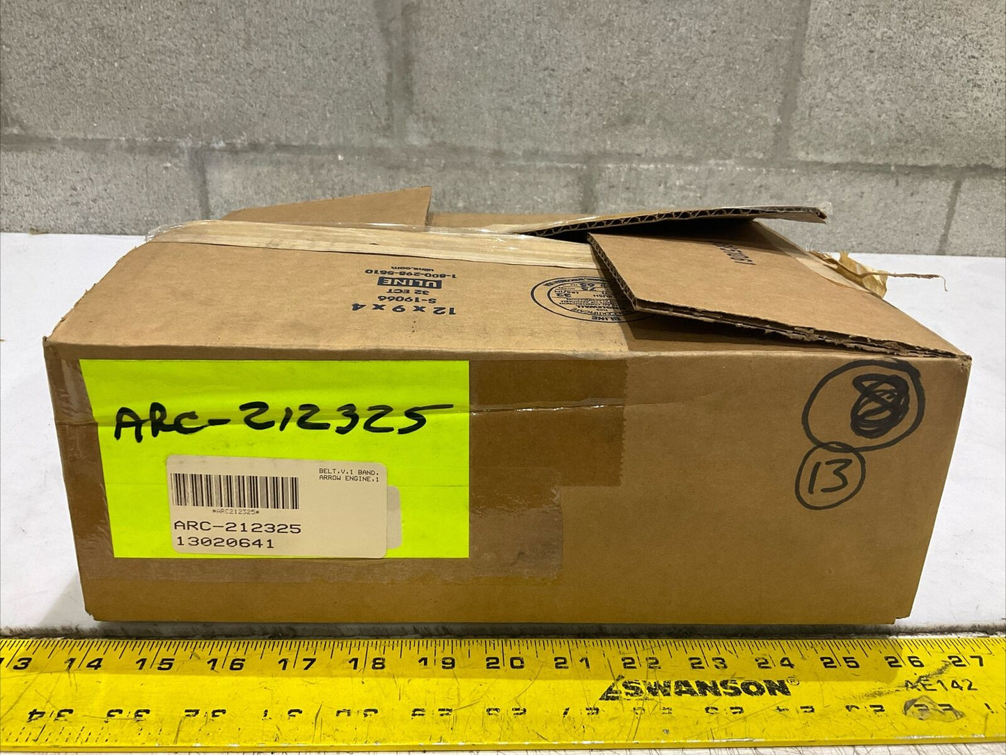 GATES XPZ1237 METRIC-POWER V-BELTS V80 LOT OF 13 U4M