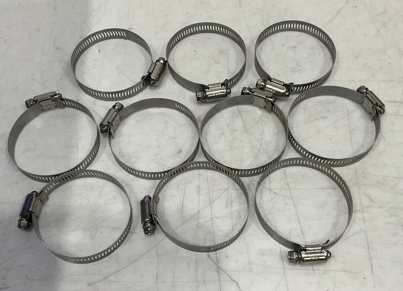 BREEZE 64036 10 HOSE CLAMPS LOT OF 4 554