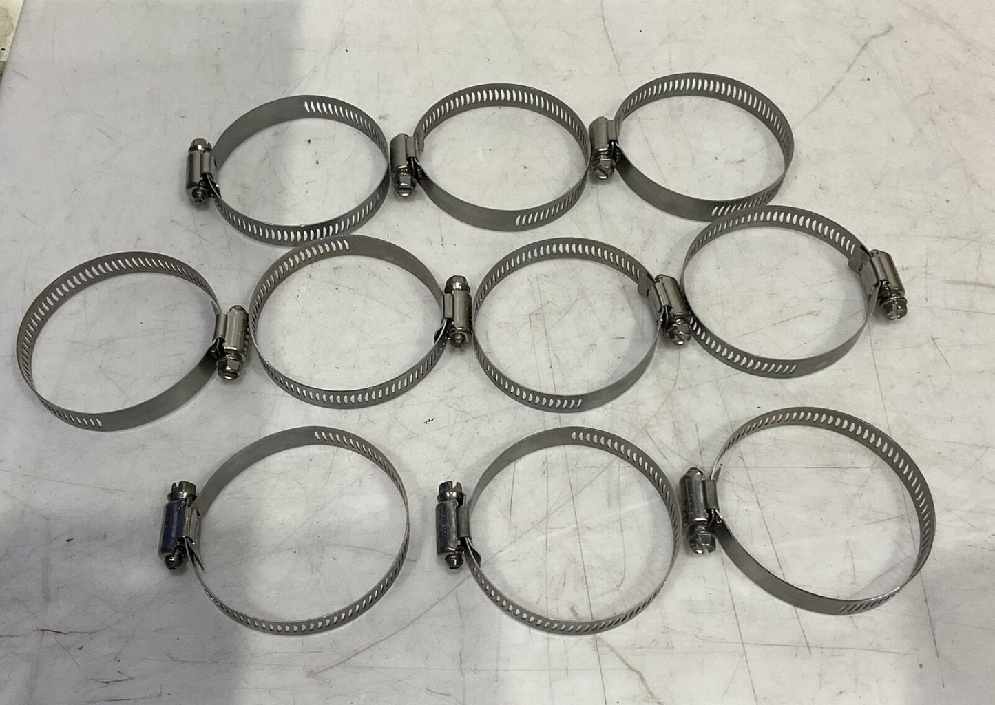 BREEZE 64036 10 HOSE CLAMPS LOT OF 4 554