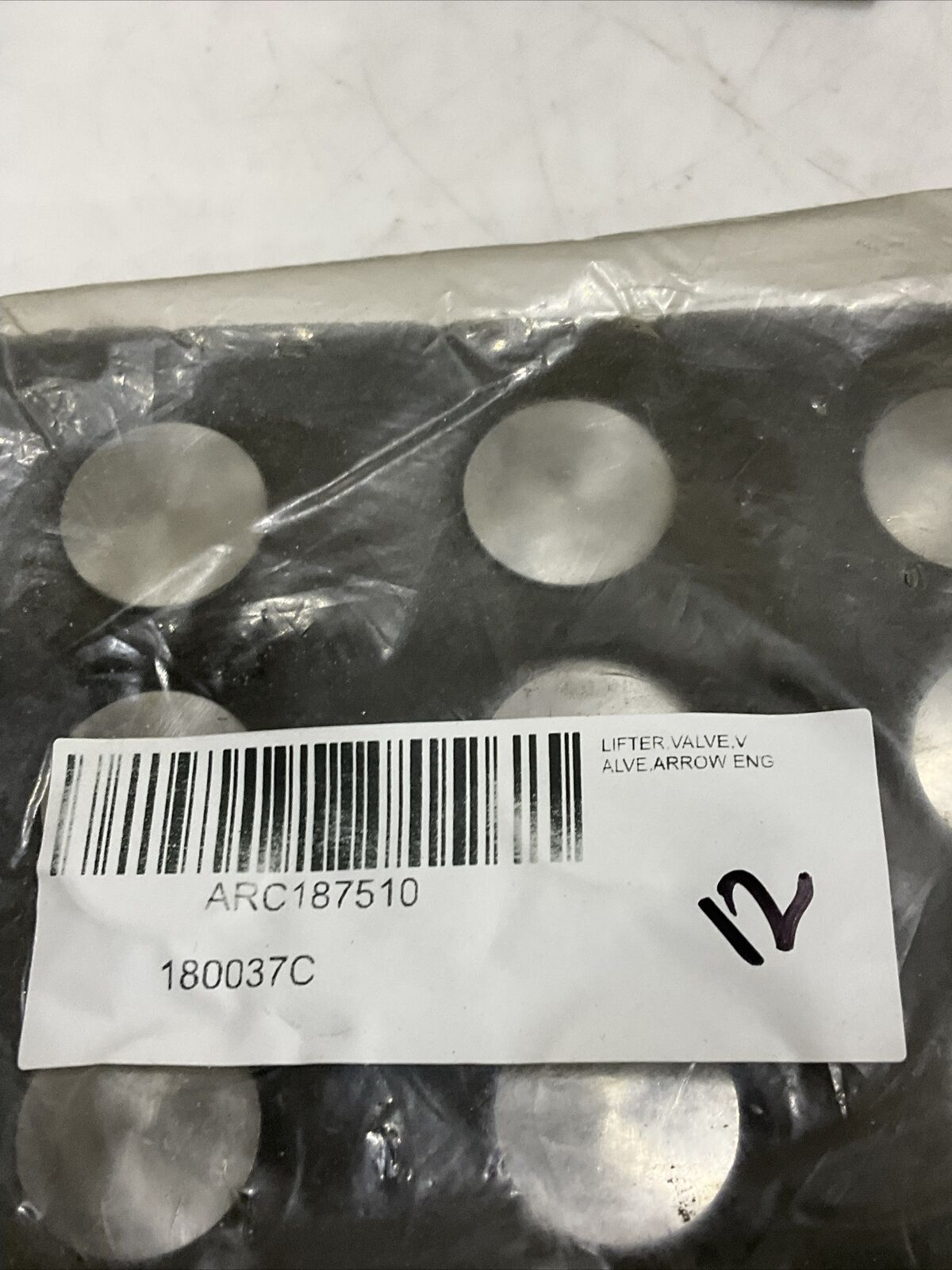 ARROW ENGINE 180037C ARC187510 LIFTER VALVE LOT OF 12 U4M