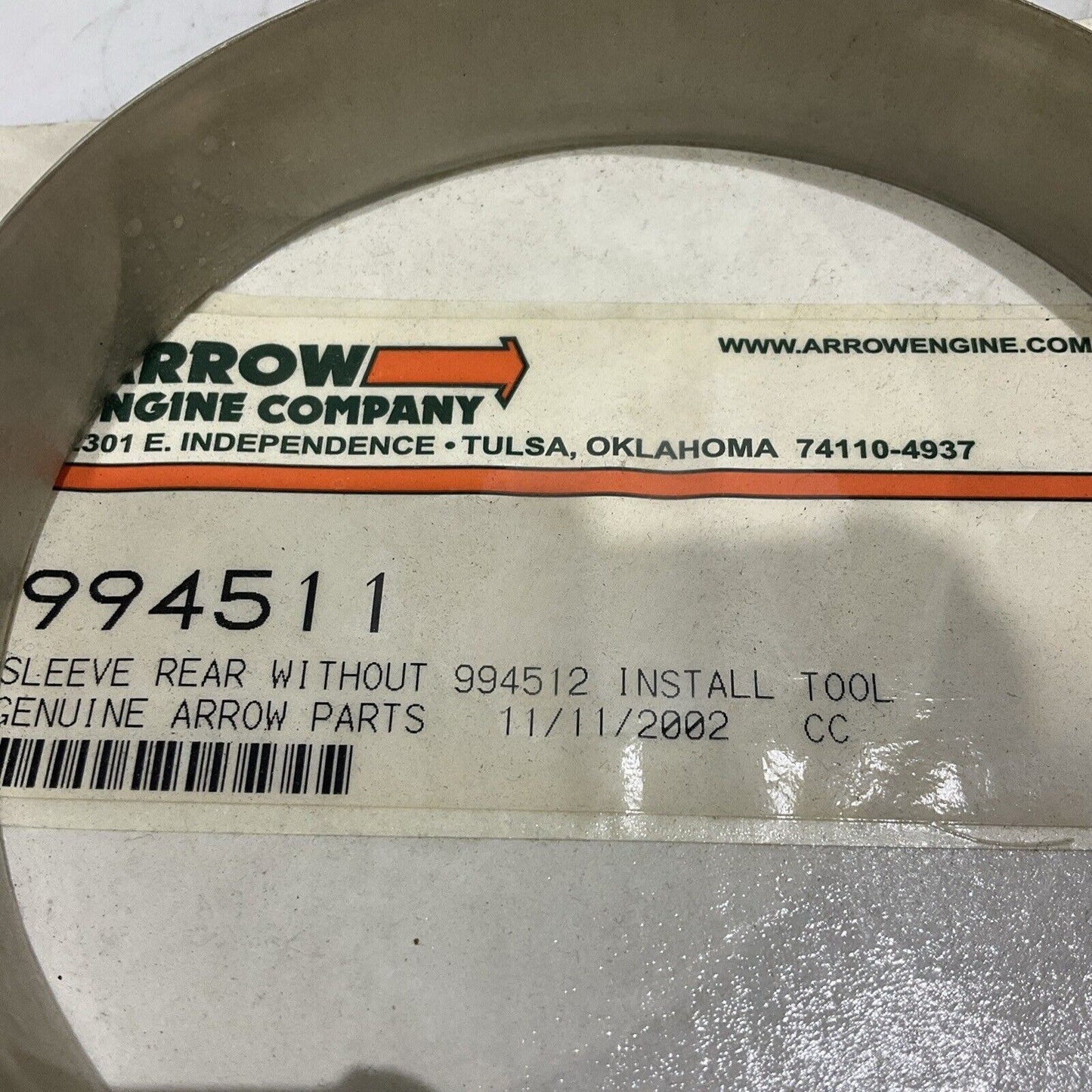 ARROW ENGINE CO. 994511 REAR WEAR SLEEVE 330 LOT OF 6 U4M
