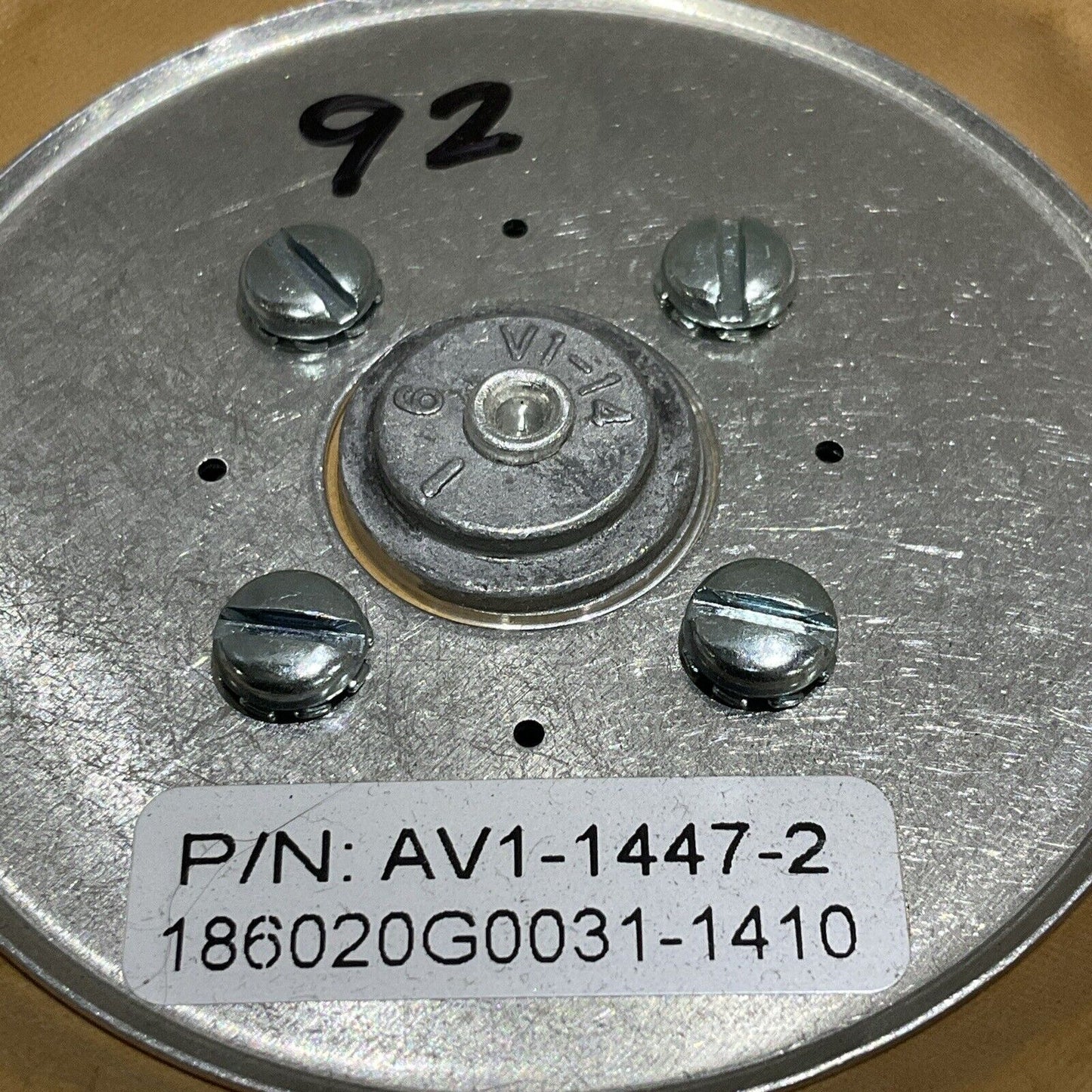 IMPCO AV1-1447-2 FORKLIFT LPG AIR GAS SILICONE VALVE 100 1 186020G0031-1410 U4M