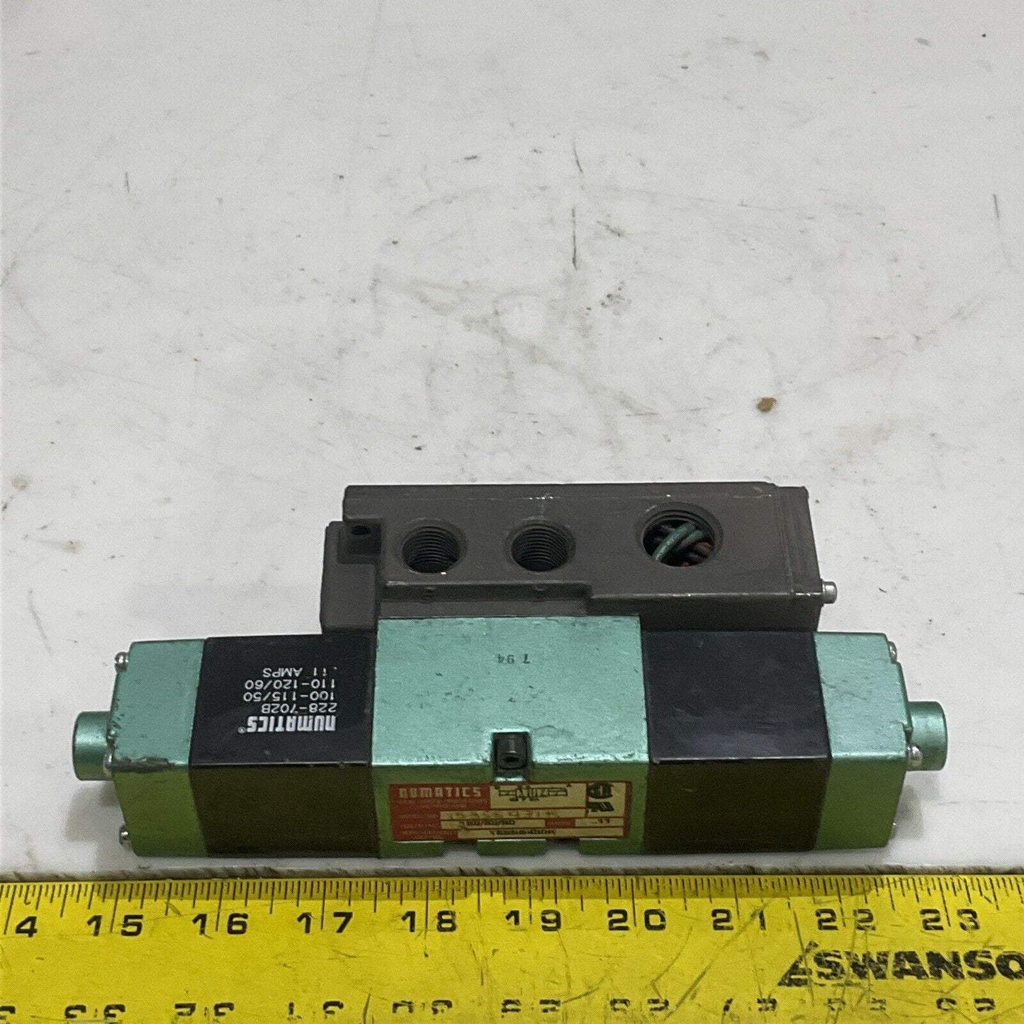 NUMATICS 153SS431K 228-702B PNEUMATIC SOLENOID VALVE 150 PSIG