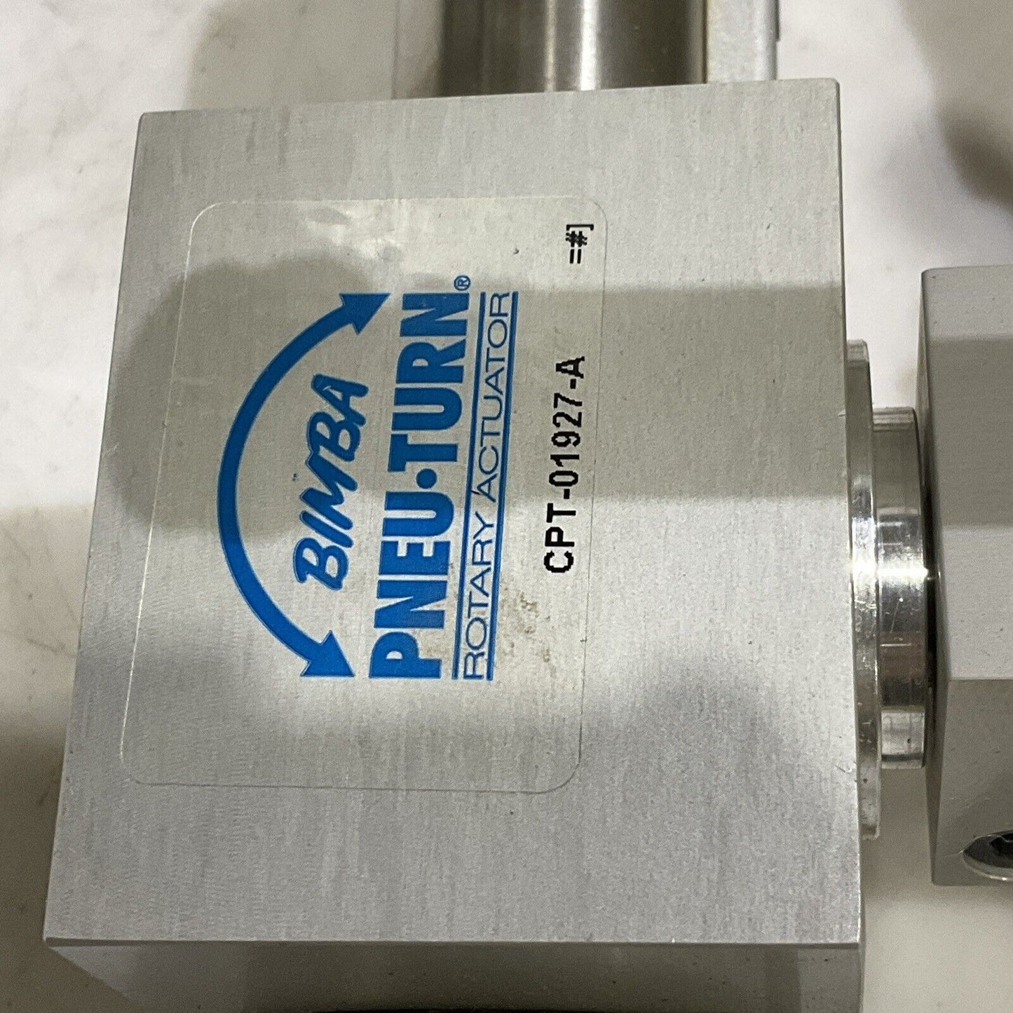 BIMBA SICK PNEUMATIC ROTARY ACTATOR ASSEMBLY CPT-01927-A CLV420-3010S04 U3S