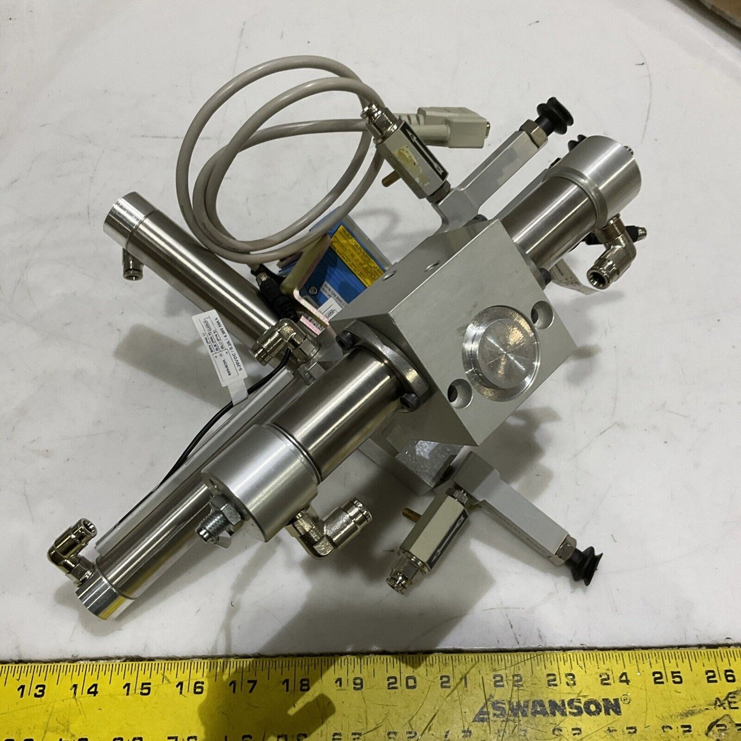 BIMBA SICK PNEUMATIC ROTARY ACTATOR ASSEMBLY CPT-01927-A CLV420-3010S04 U3S