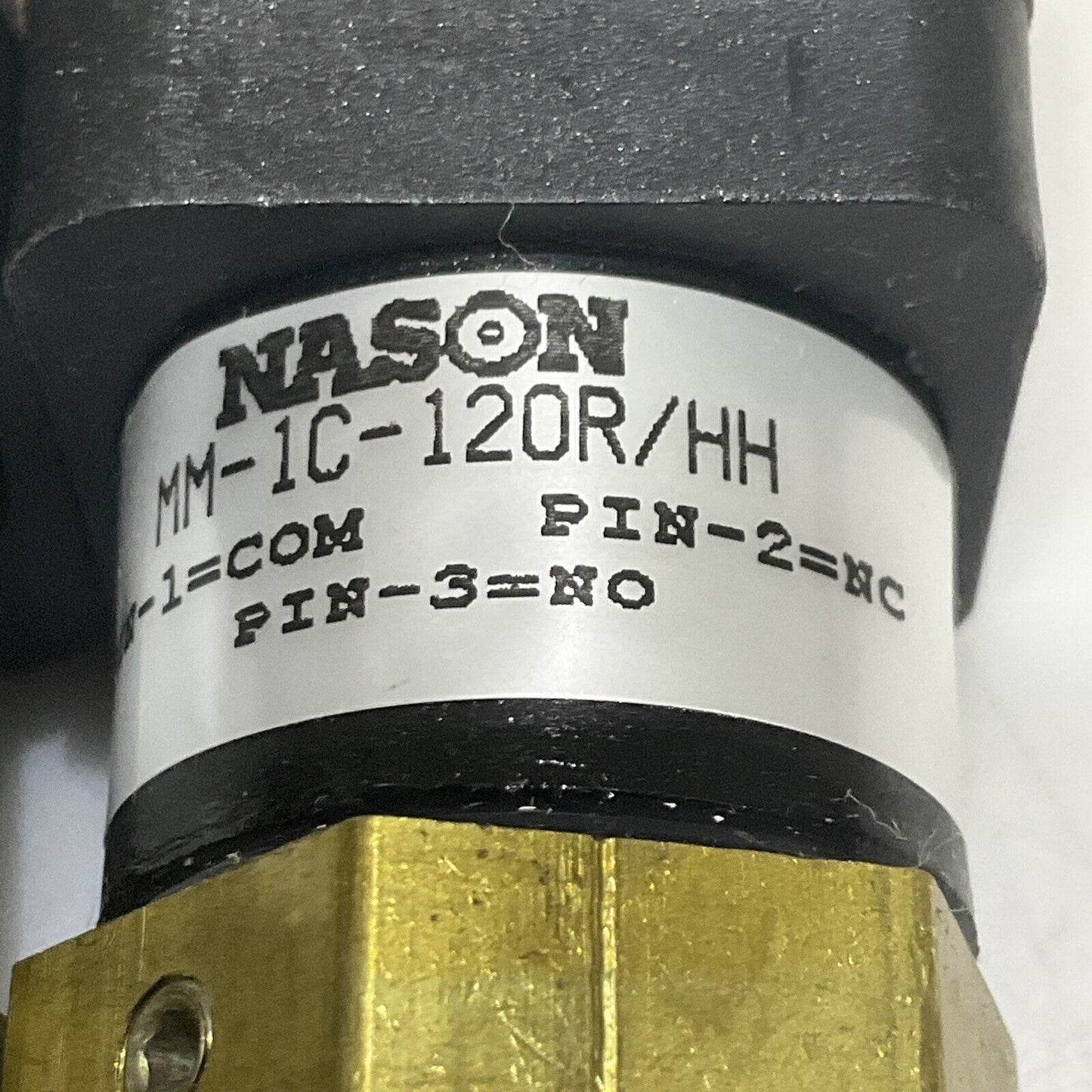 NASON MM-1C-120R/HH LOW PRESSURE SWITCH LOT OF 2 U3S