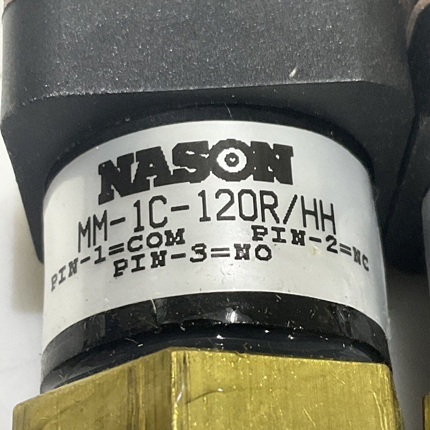 NASON MM-1C-120R/HH LOW PRESSURE SWITCH LOT OF 2 U3S
