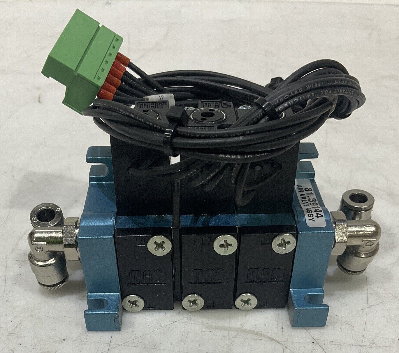 MAC 45A-SC1-DDPA-1BA SOLENOID AIR VALVE ASSEMBLY U3S