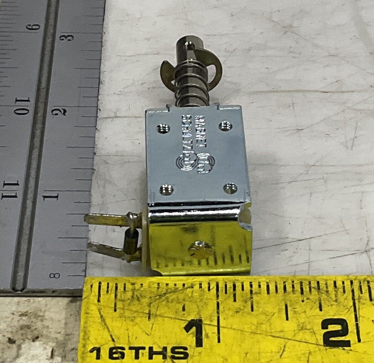 MAGNET SCHULTZ S-10230 SOLENOID WITH PLUNGER SPRING U3S