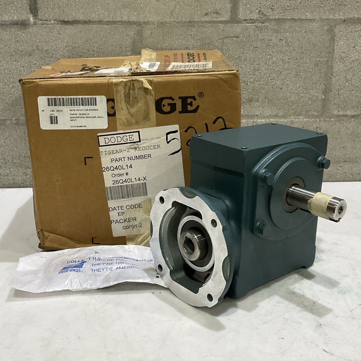 DODGE 26Q40L14 BT11171745 TI GEAR -2 REDUCER U3S