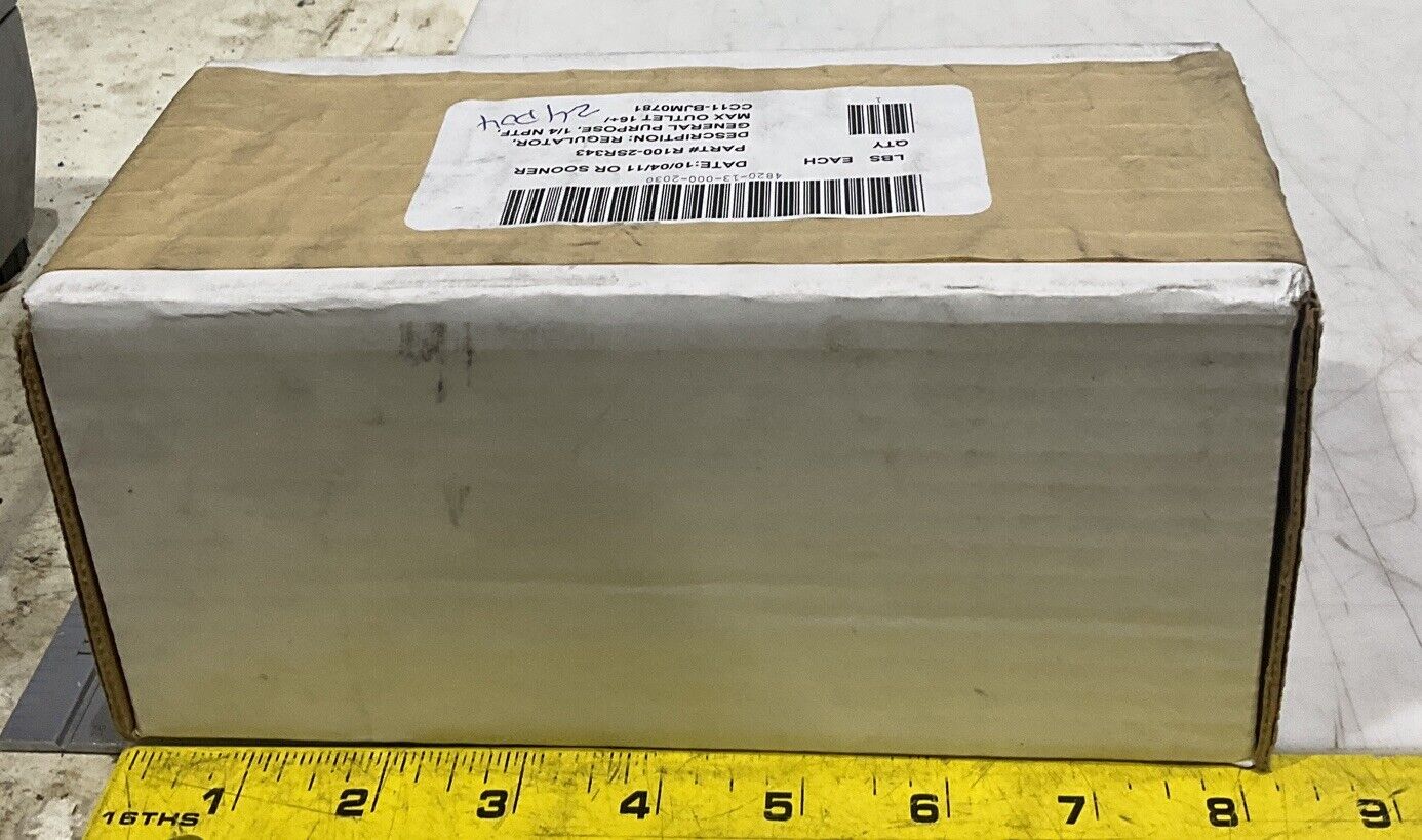 MASTER PNEUMATIC-DETROIT R100-2SR343 REGULATOR LOT OF 2 U3S