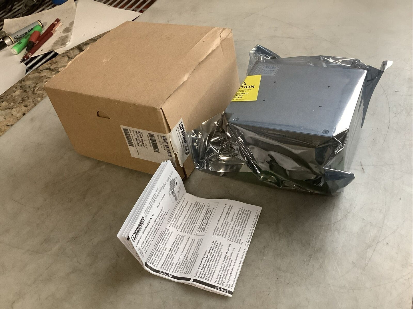 PHOENIX CONTACT 2938604 QUINT-PS-100-240AC/24DC/10 POWER SUPPLY U3S