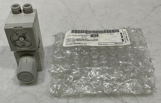 SMC ARM10F2-08G-Z COMPACT AIR MANIFOLD REGULATOR U3S