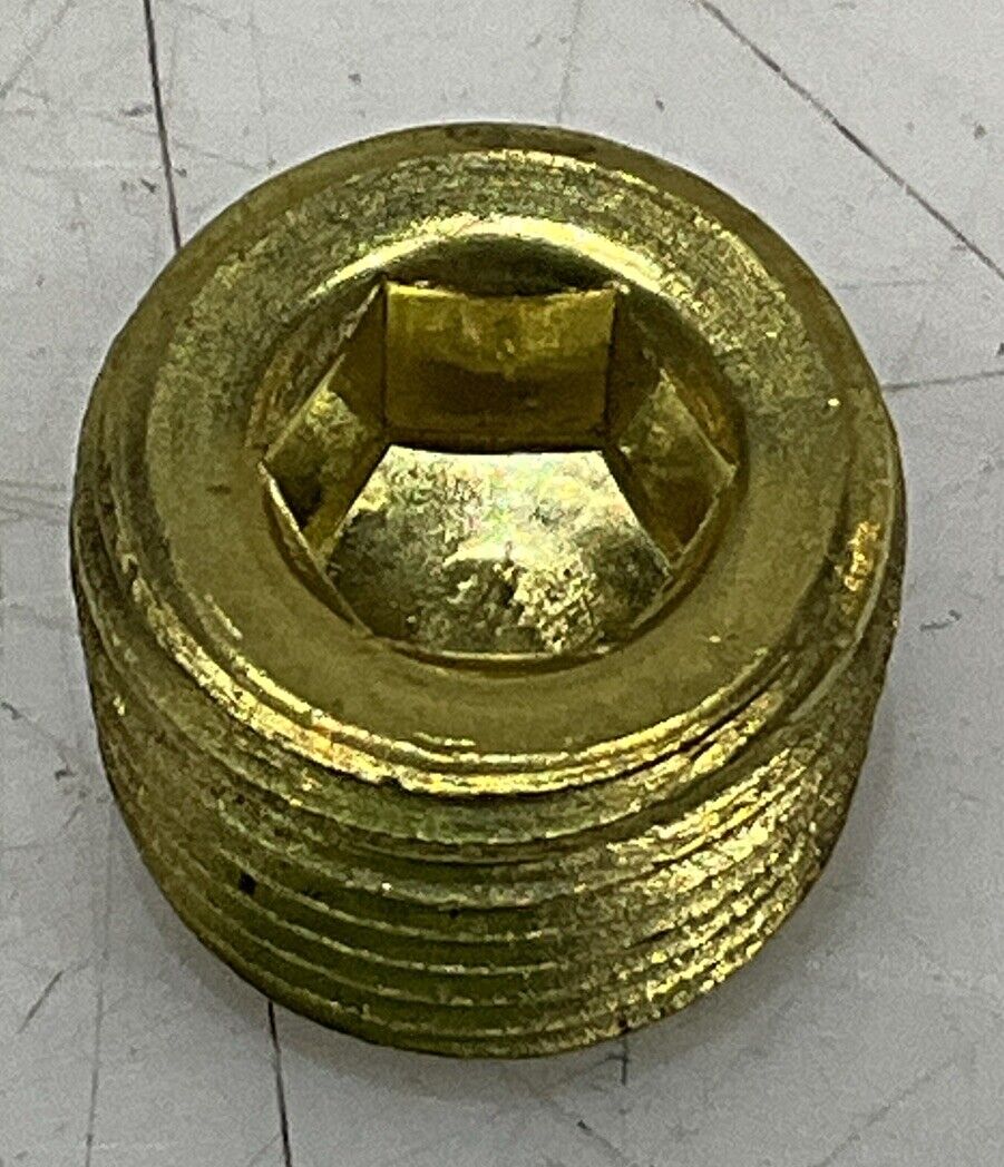 PARKER 219P-4 BRASS HEX FITTING PLUG LOT OF 85 U3S