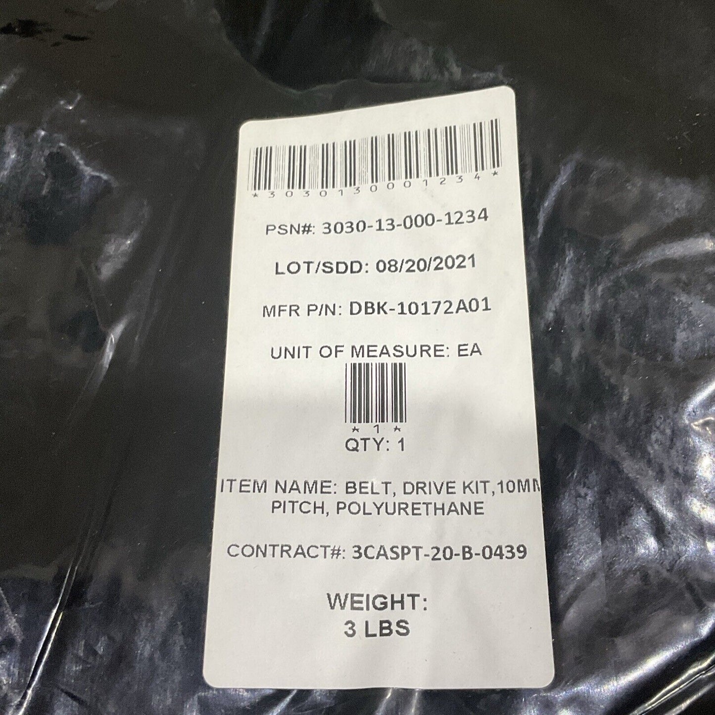 MACRON DBK-10172A01 DRIVE BELT KIT U3S