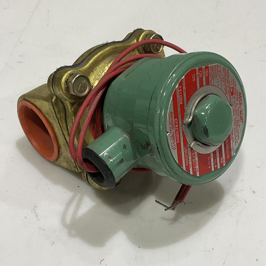 ASCO EF80171 F511009 EF8210B55 SOLENOID VALVE 150/125 PSI 15.4 W 1-1/4 PIPE 120V