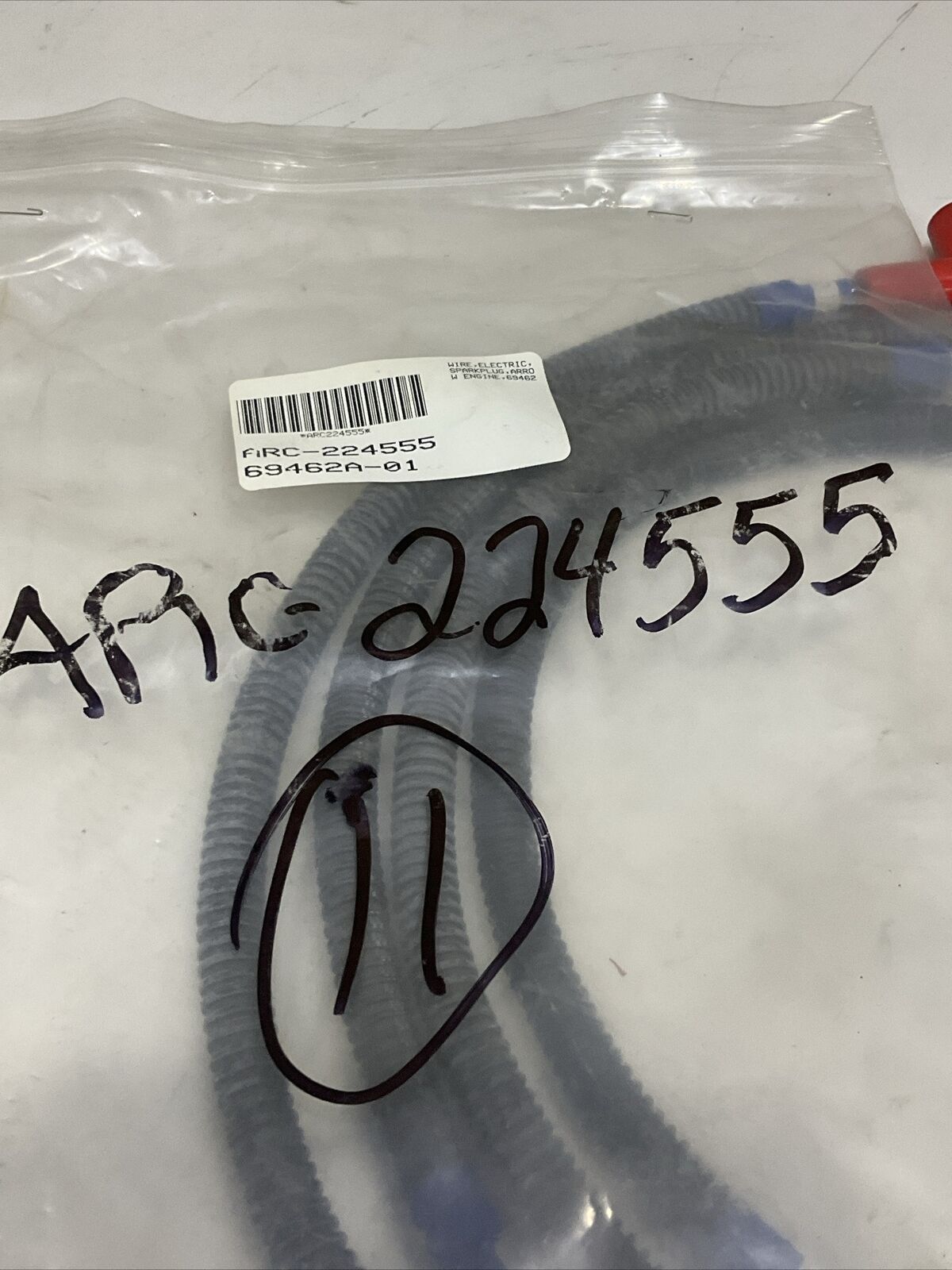 ARROW ENGINE CO. 69462A-01 EKECTRIC SPARKPLUG WIRE LOT OF 4 U4M
