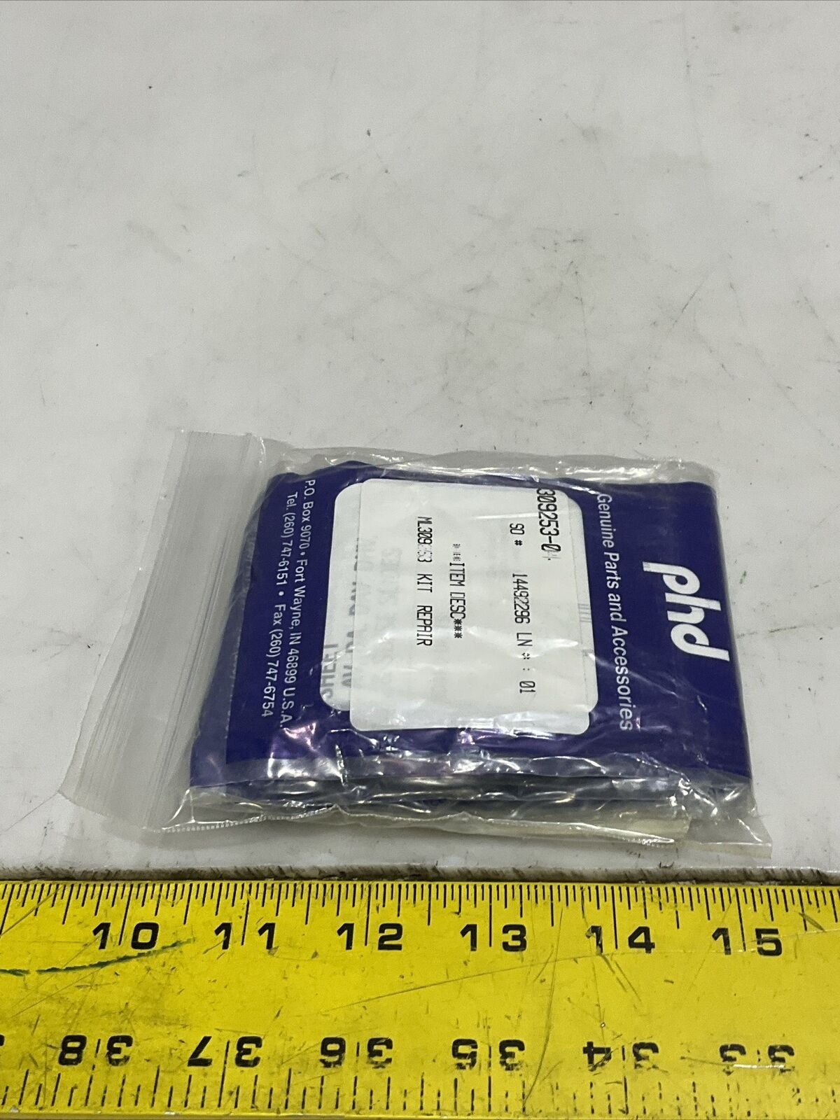 PHD 309253-04 ML309253 REPAIR KIT LOT OF 4 U3S