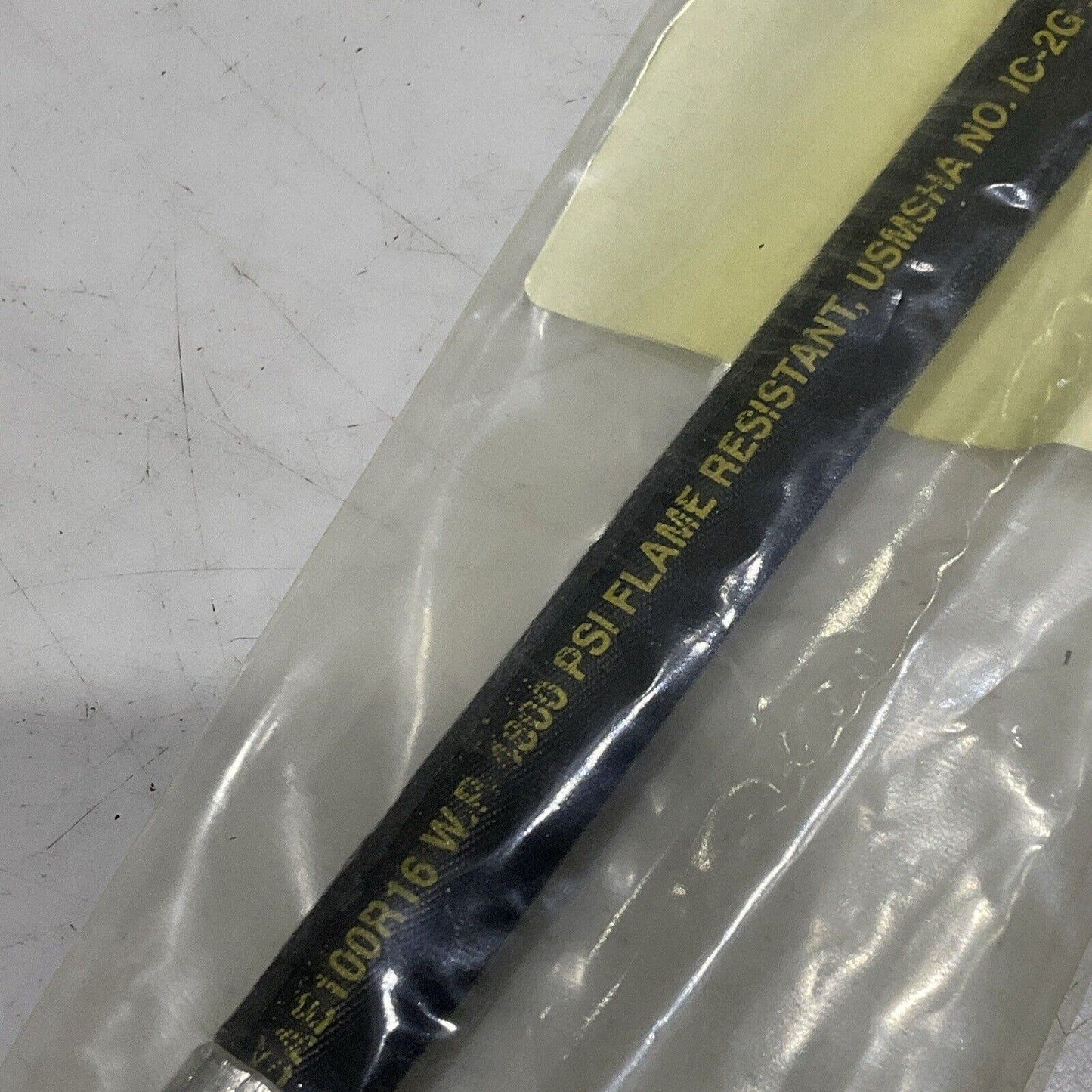 NRP-JONES A150 SAE100R16 FLANE RESISTANT HYDRAULIC HOSE 4800 PSI IC-2G-31C/2 U3S