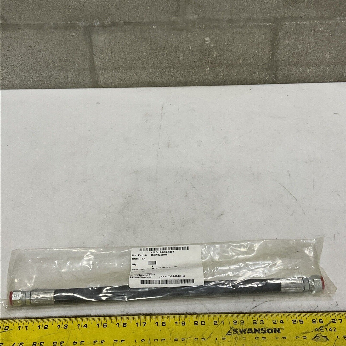 NRP-JONES A150 SAE100R16 FLANE RESISTANT HYDRAULIC HOSE 4800 PSI IC-2G-31C/2 U3S