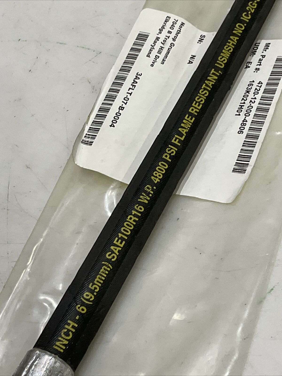 NRP-JONES SAE100R16 IC-2G+0-31C/2 4Q10 A150 HYDRAULIC HOSE U3S