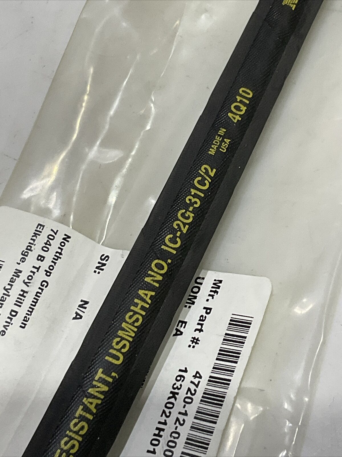 NRP-JONES SAE100R16 IC-2G+0-31C/2 4Q10 A150 HYDRAULIC HOSE U3S