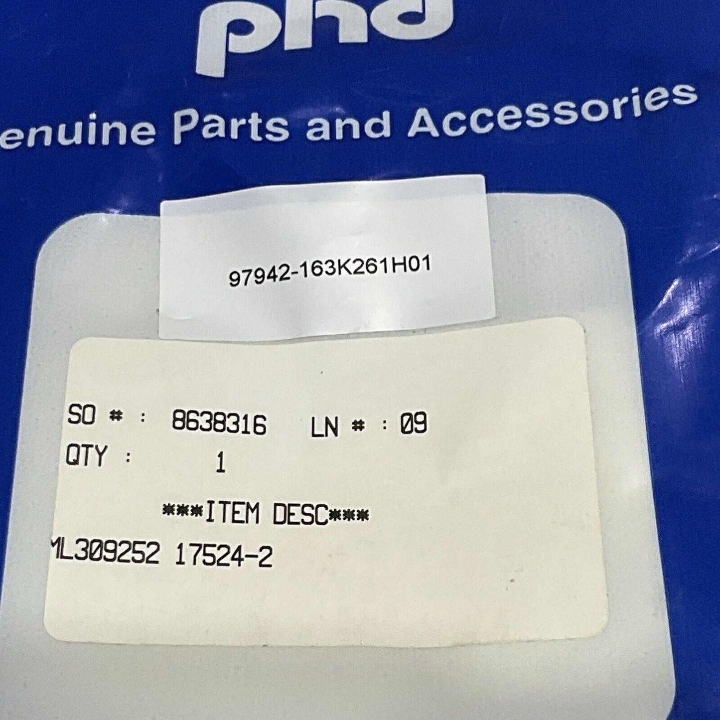 PHD ML309252 HALL EFFECTSENSOR ASSEMBLY U3S