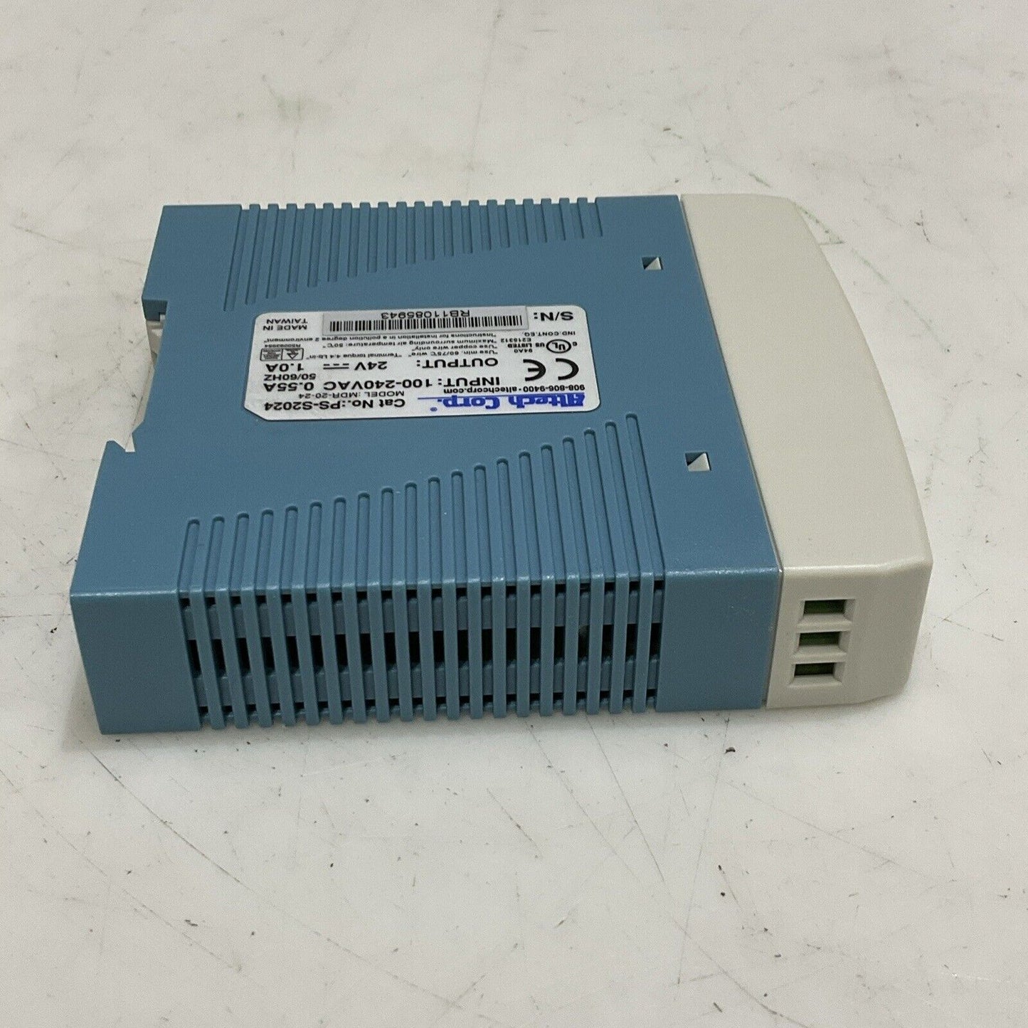 ALTECH CORP PS-S2024 POWER SUPPLY DIN RAIL 24W 1A 85-264VAC 24VDC LOT OF 3 U3S