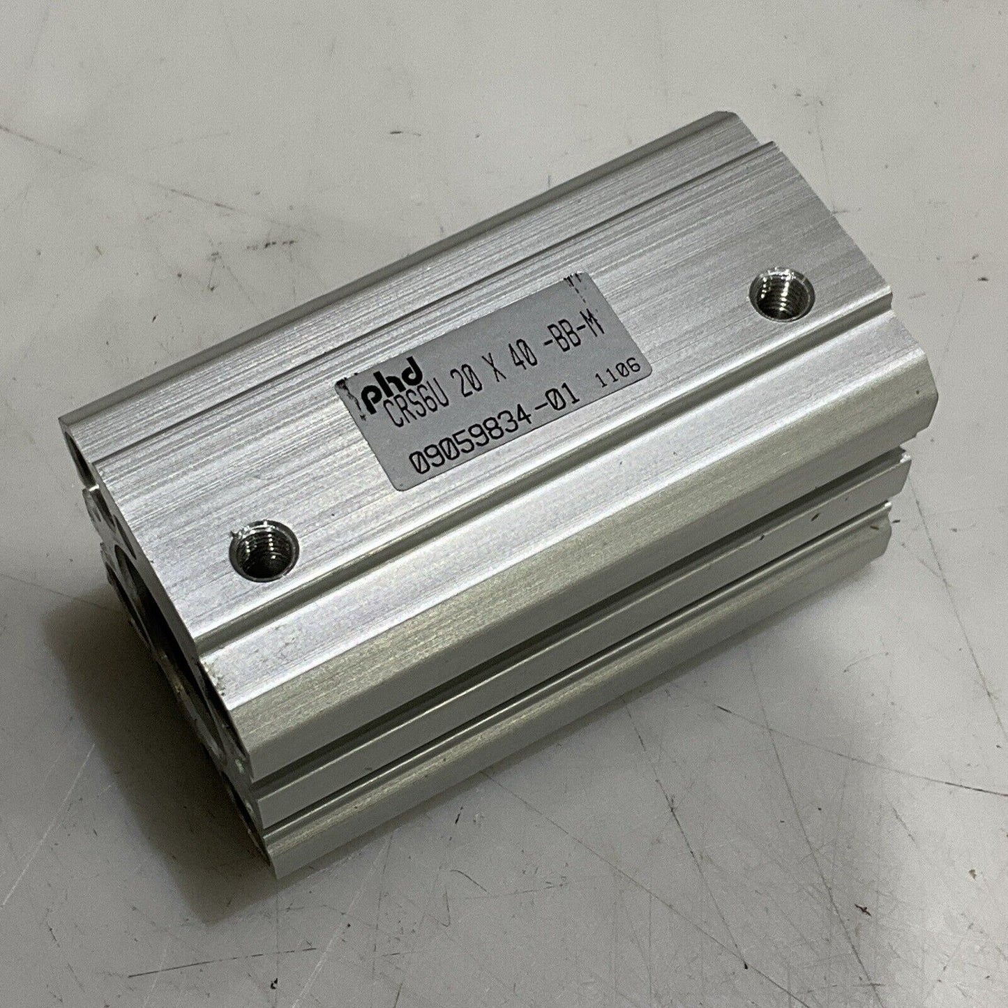 PHD CRS6U20X40-BB-M PNEUMATIC CYLINDER 20MM BORE X 40MM U3S