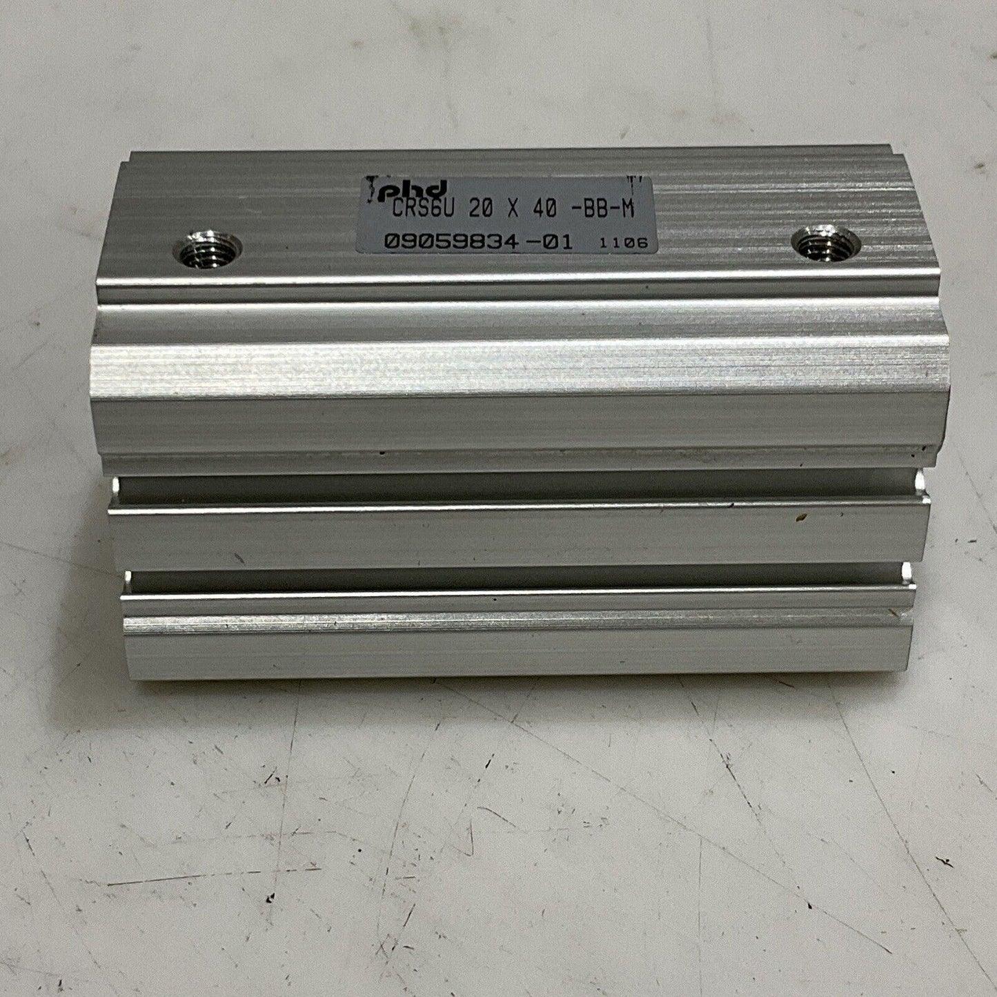 PHD CRS6U20X40-BB-M PNEUMATIC CYLINDER 20MM BORE X 40MM U3S