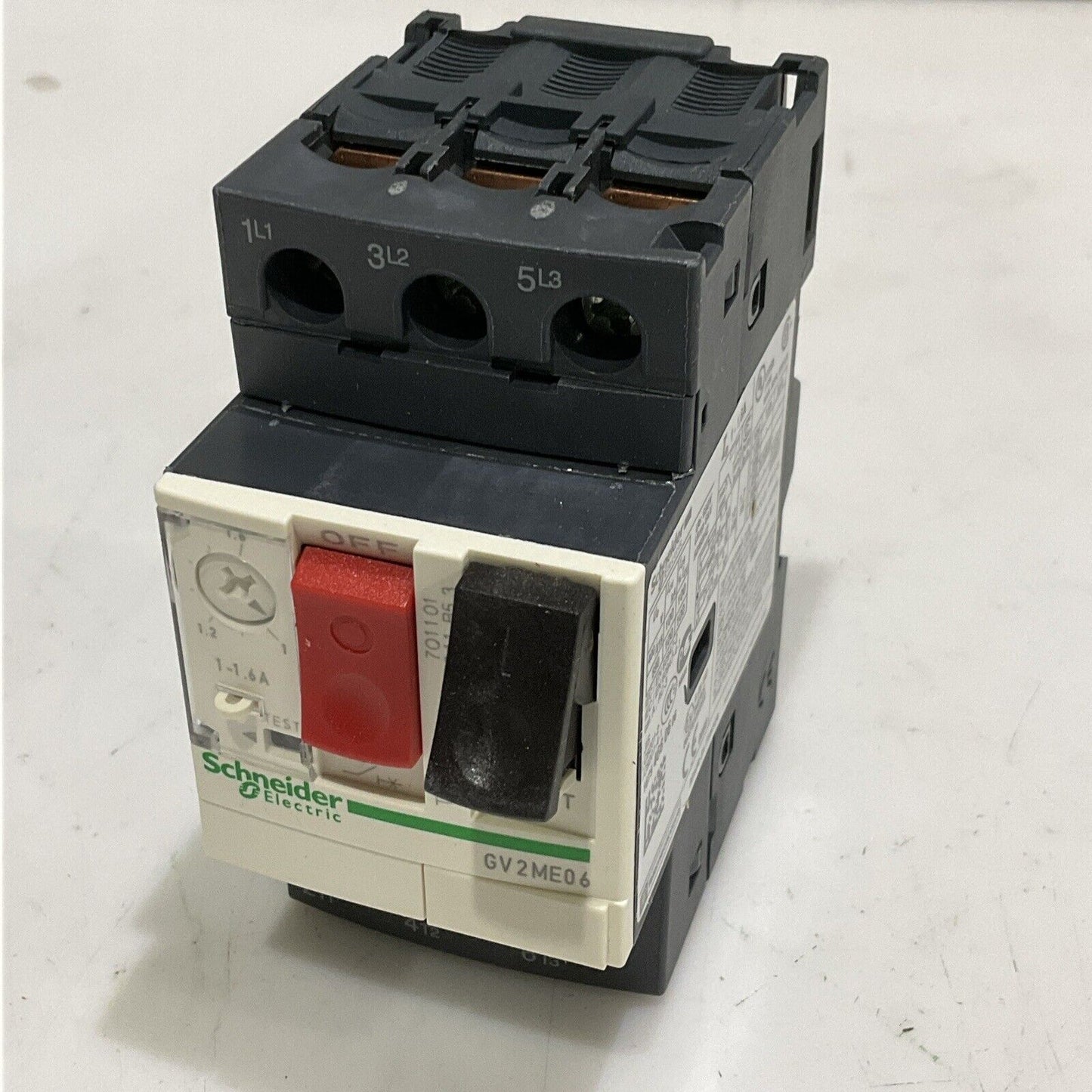 SCHNEIDER ELECTRIC GVSME06 MOTOR CIRCUIT BREAKER TESYS-034305 U3S