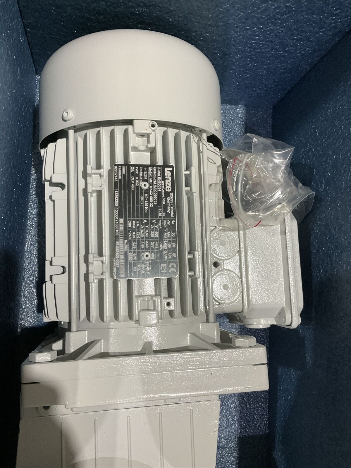 LENZE GKR05-2M HAK 090C32 BEVEL GEAR MOTOR MDEMAXX 090-32 U3S